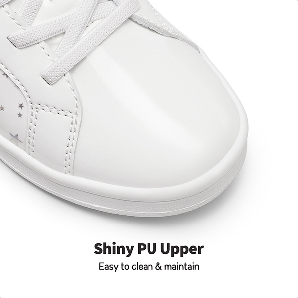 [Storybook DiscoStar] Shiny Star Pattern Sneakers - WHITE - 2